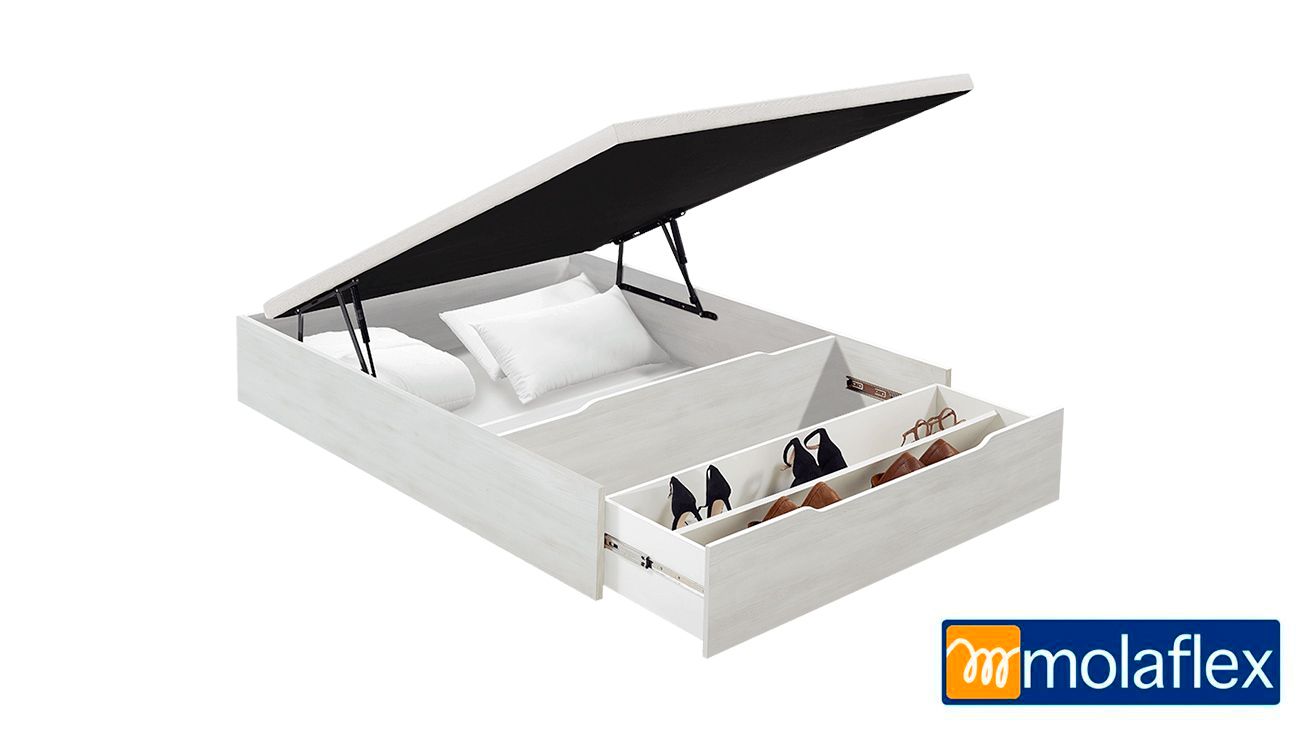 Base Rebatível Wood 25 c/ Sapateira, Sommiers e Bases de cama
